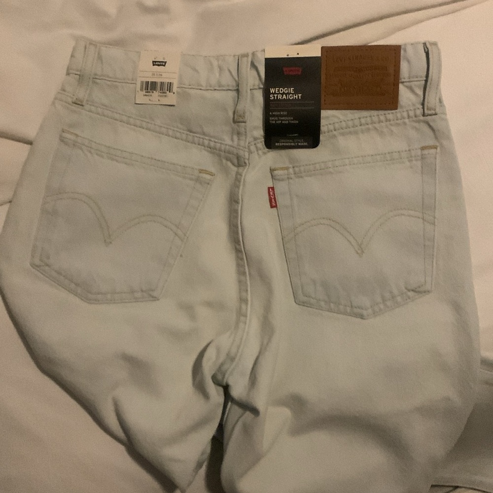 **NWT** LEVI'S WEDGIE STRAIGHT FOR WOMEN'S JEANS SIZE 25W X26L - Picture 9 of 9